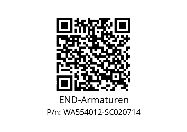   END-Armaturen WA554012-SC020714