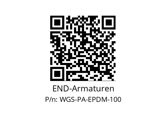   END-Armaturen WGS-PA-EPDM-100