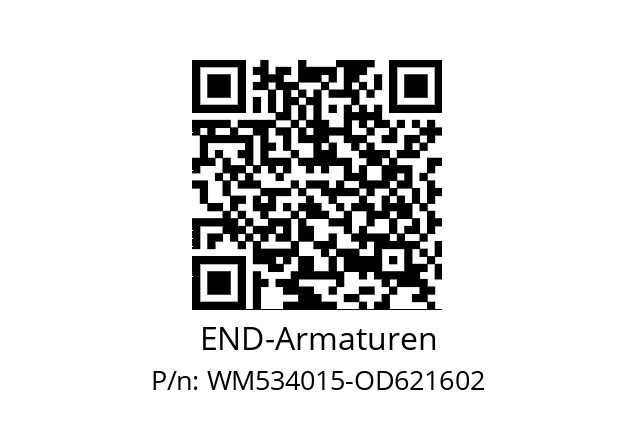   END-Armaturen WM534015-OD621602