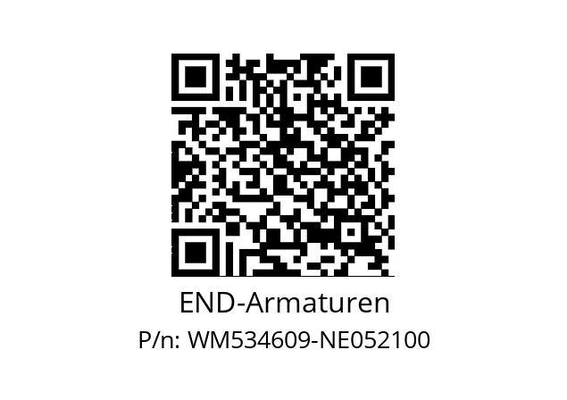   END-Armaturen WM534609-NE052100