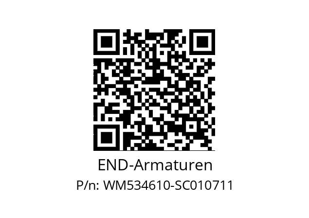   END-Armaturen WM534610-SC010711