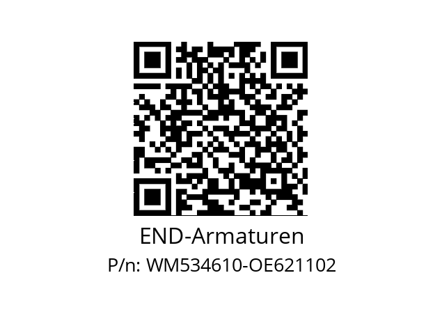   END-Armaturen WM534610-OE621102