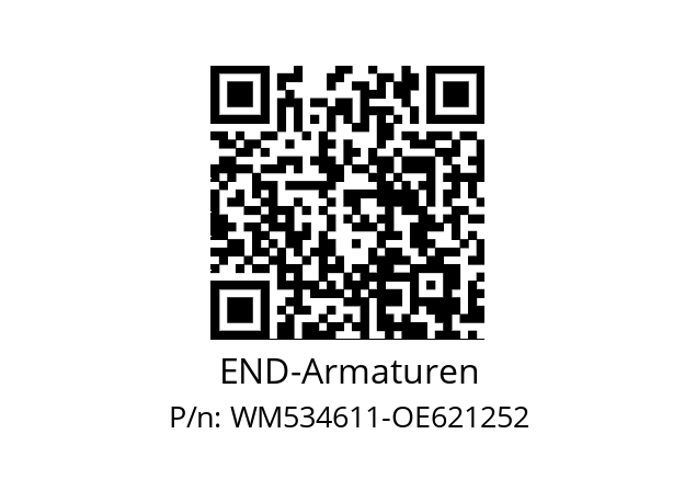   END-Armaturen WM534611-OE621252