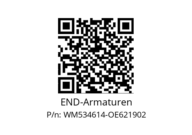   END-Armaturen WM534614-OE621902