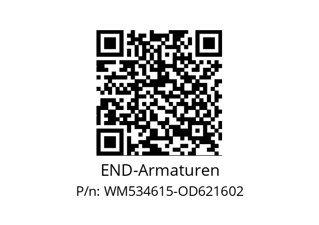   END-Armaturen WM534615-OD621602