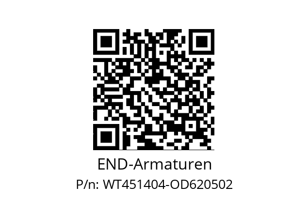   END-Armaturen WT451404-OD620502