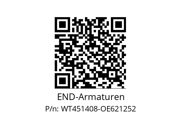   END-Armaturen WT451408-OE621252