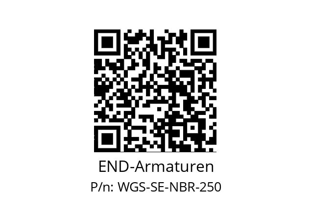   END-Armaturen WGS-SE-NBR-250