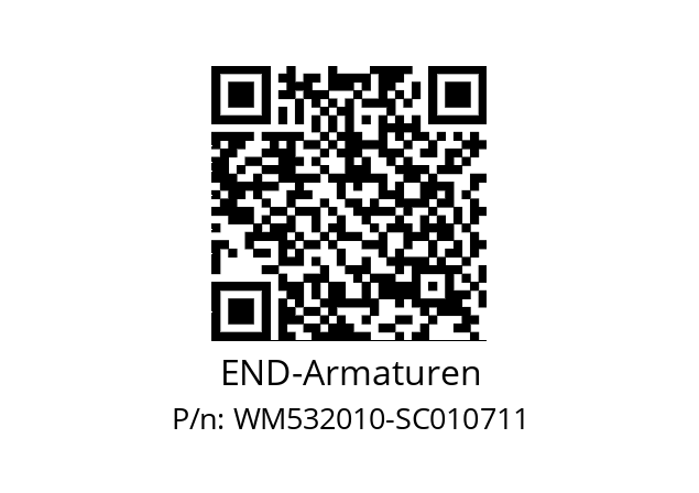   END-Armaturen WM532010-SC010711