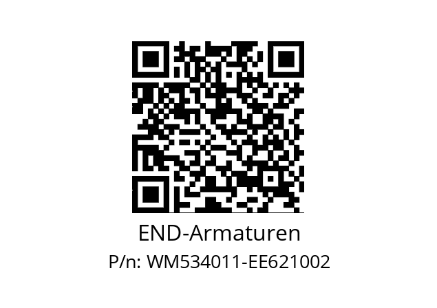   END-Armaturen WM534011-EE621002