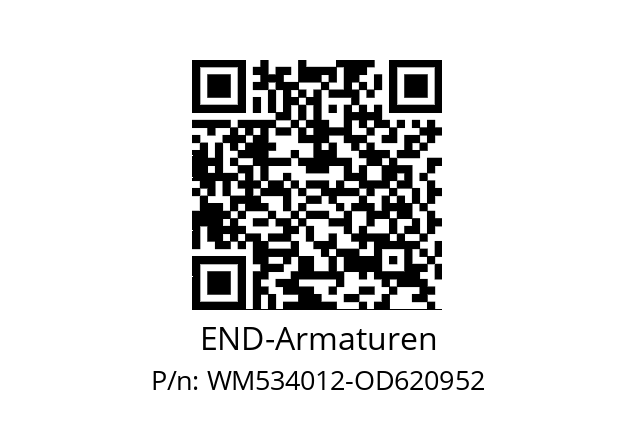   END-Armaturen WM534012-OD620952