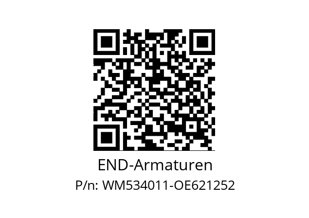   END-Armaturen WM534011-OE621252