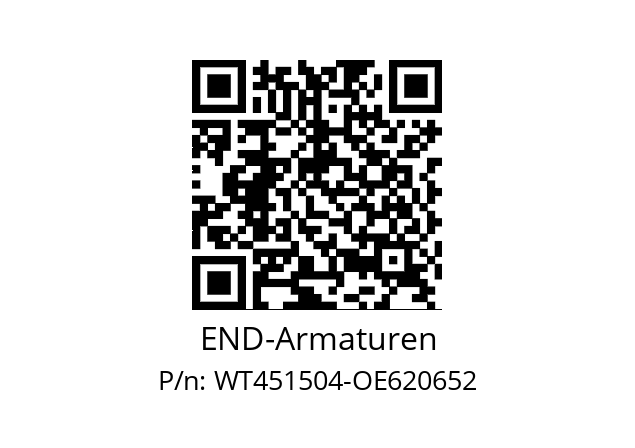   END-Armaturen WT451504-OE620652