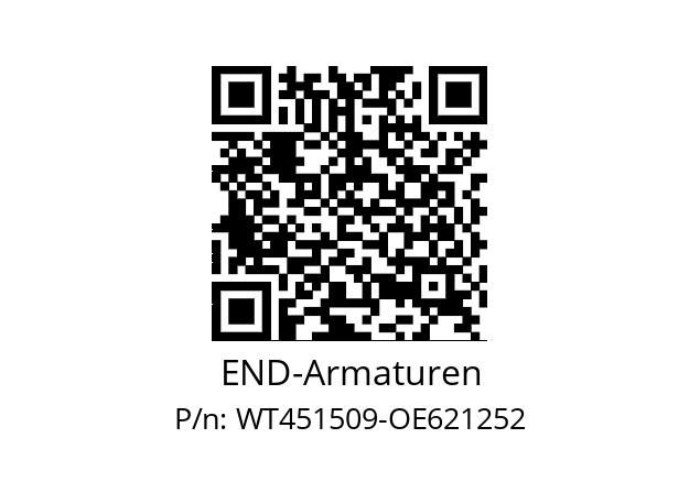   END-Armaturen WT451509-OE621252