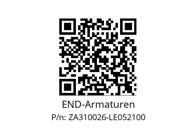   END-Armaturen ZA310026-LE052100