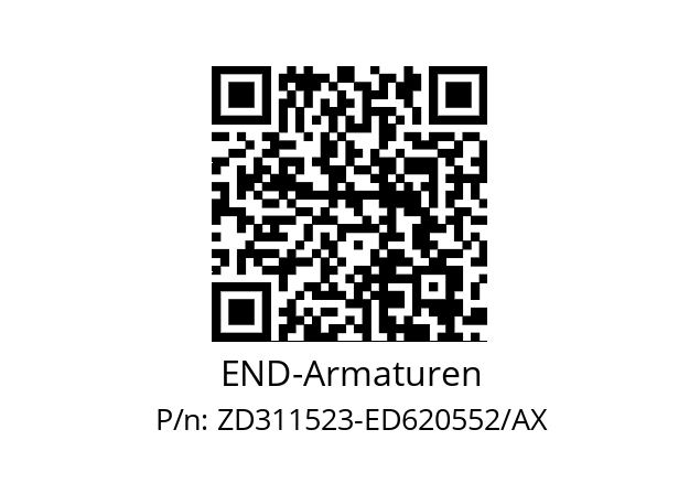   END-Armaturen ZD311523-ED620552/AX