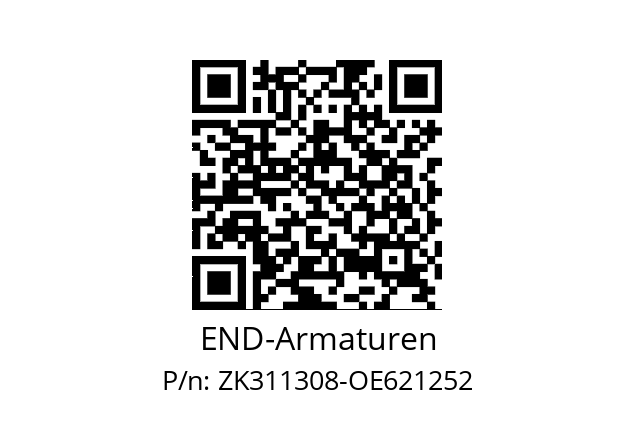   END-Armaturen ZK311308-OE621252