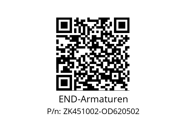   END-Armaturen ZK451002-OD620502