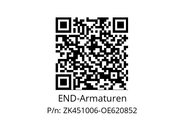   END-Armaturen ZK451006-OE620852