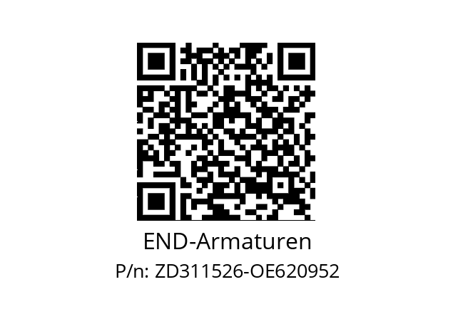   END-Armaturen ZD311526-OE620952