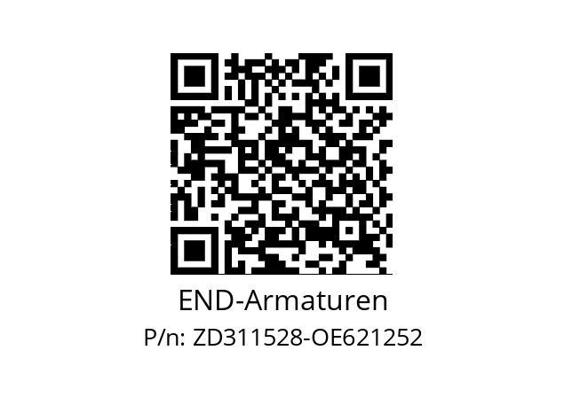   END-Armaturen ZD311528-OE621252