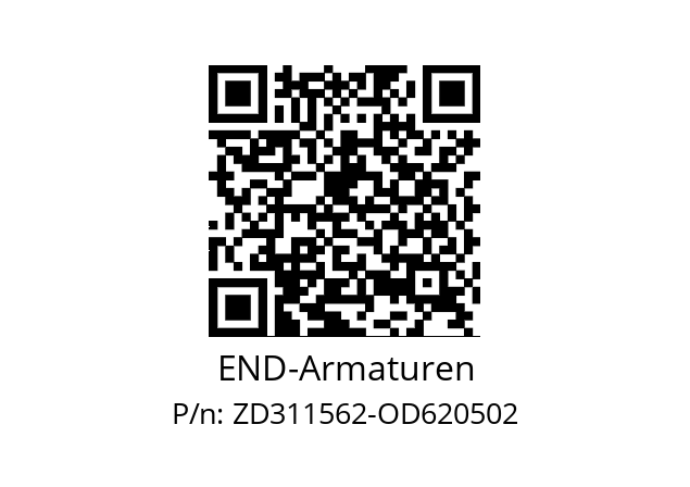   END-Armaturen ZD311562-OD620502