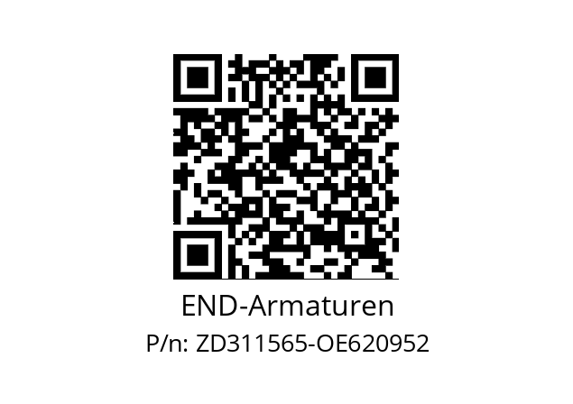   END-Armaturen ZD311565-OE620952