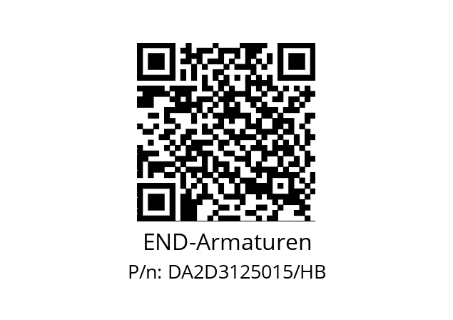   END-Armaturen DA2D3125015/HB