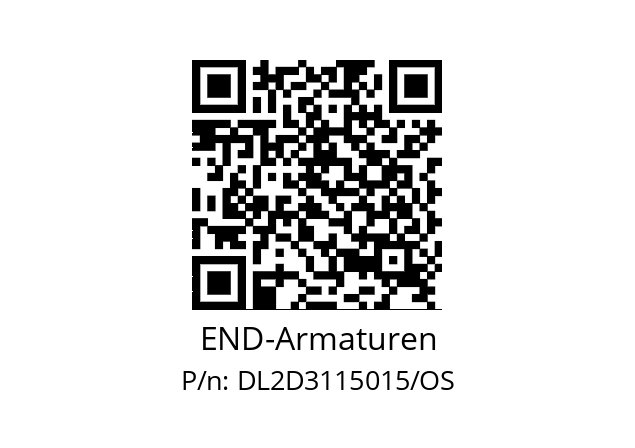   END-Armaturen DL2D3115015/OS