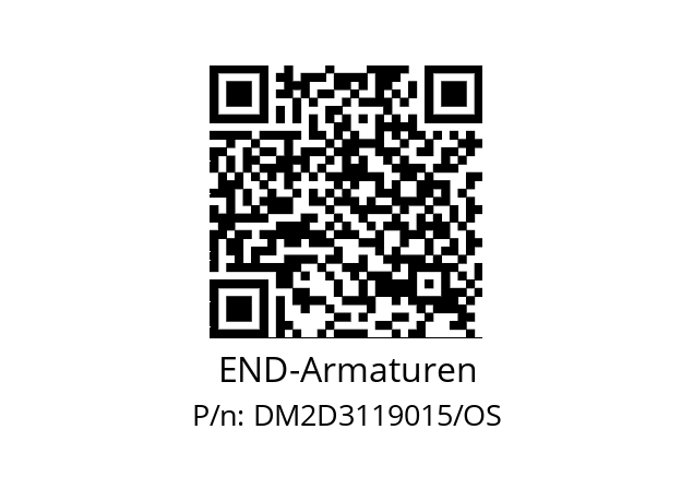   END-Armaturen DM2D3119015/OS