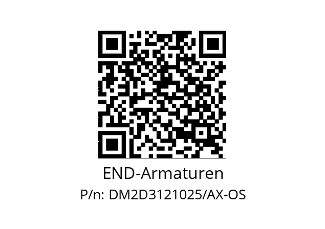   END-Armaturen DM2D3121025/AX-OS