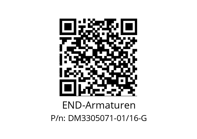   END-Armaturen DM3305071-01/16-G