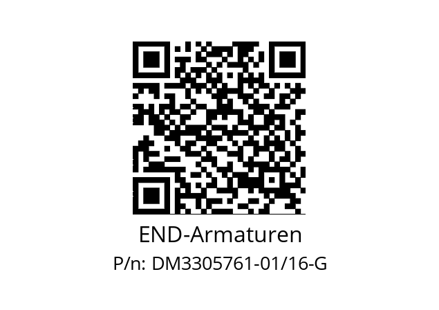   END-Armaturen DM3305761-01/16-G