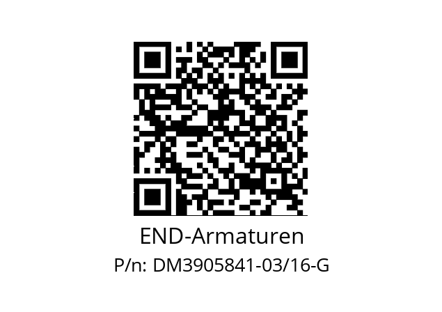   END-Armaturen DM3905841-03/16-G