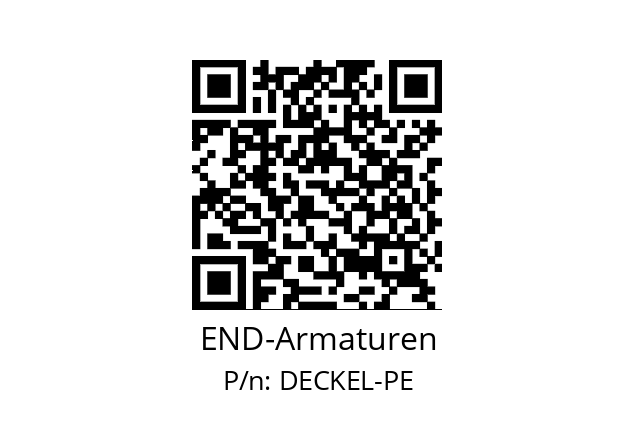   END-Armaturen DECKEL-PE