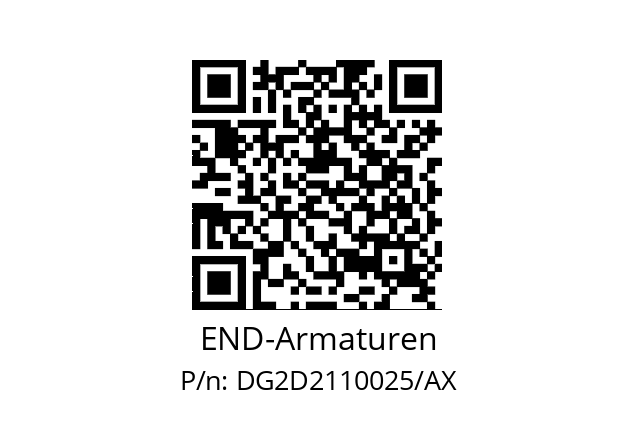   END-Armaturen DG2D2110025/AX