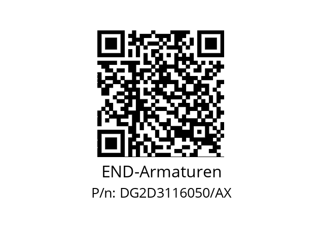   END-Armaturen DG2D3116050/AX