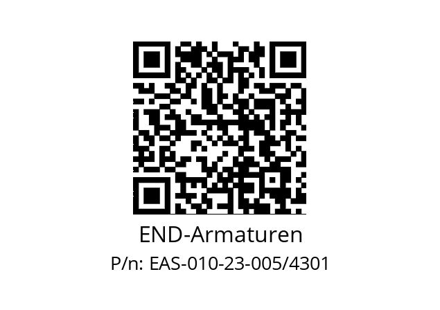   END-Armaturen EAS-010-23-005/4301