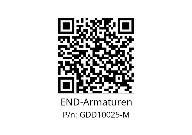   END-Armaturen GDD10025-M