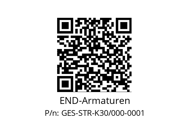   END-Armaturen GES-STR-K30/000-0001