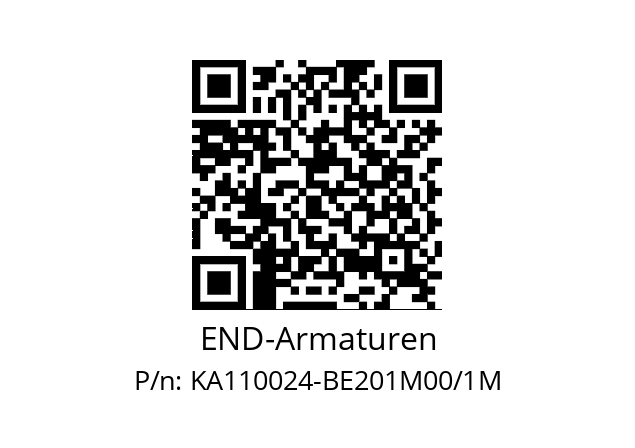   END-Armaturen KA110024-BE201M00/1M