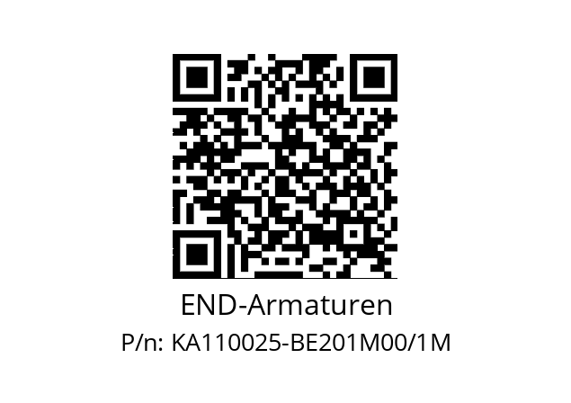   END-Armaturen KA110025-BE201M00/1M