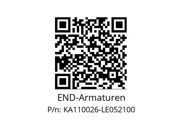   END-Armaturen KA110026-LE052100