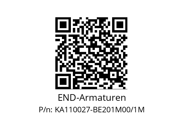   END-Armaturen KA110027-BE201M00/1M