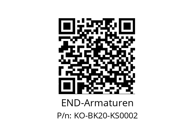   END-Armaturen KO-BK20-KS0002