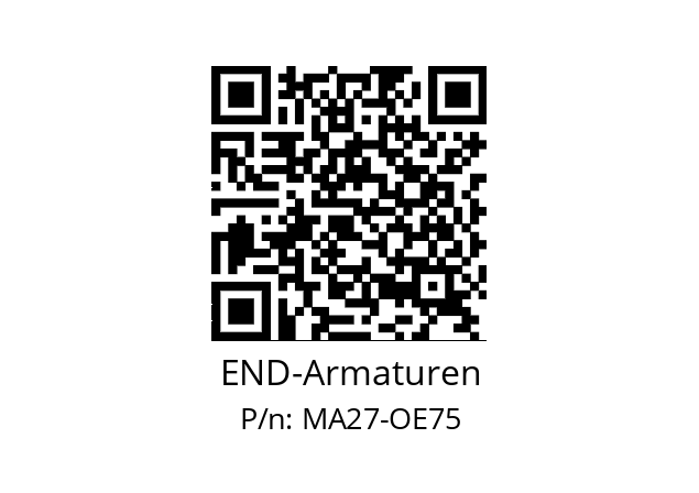   END-Armaturen MA27-OE75