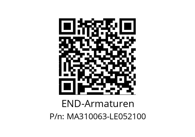   END-Armaturen MA310063-LE052100