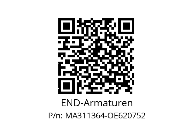   END-Armaturen MA311364-OE620752