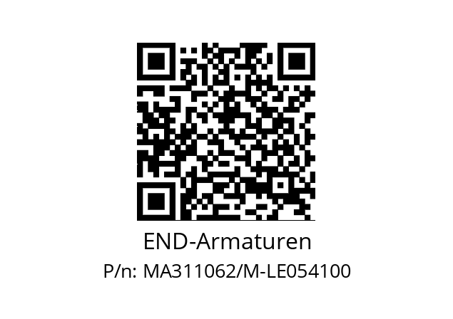   END-Armaturen MA311062/M-LE054100