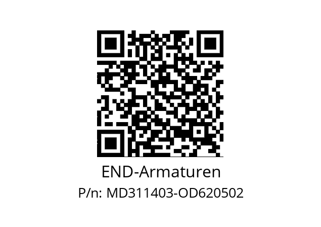   END-Armaturen MD311403-OD620502